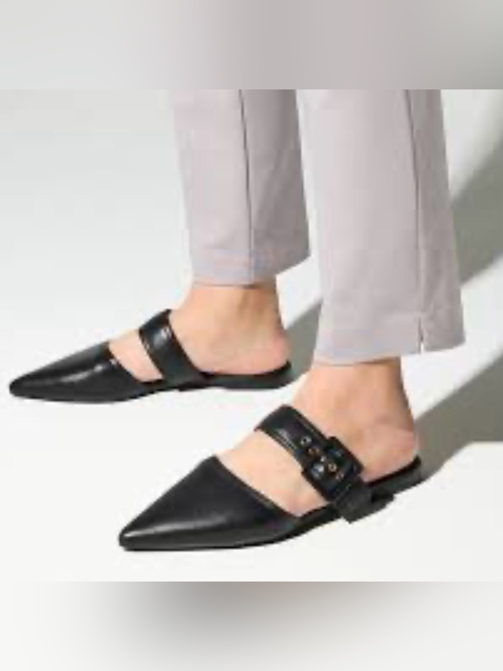 NEW Yosi Samra Valerie Pointed-toe Mules Size 10